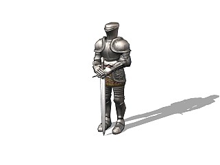 虚拟人物精细 (127)中世纪骑士